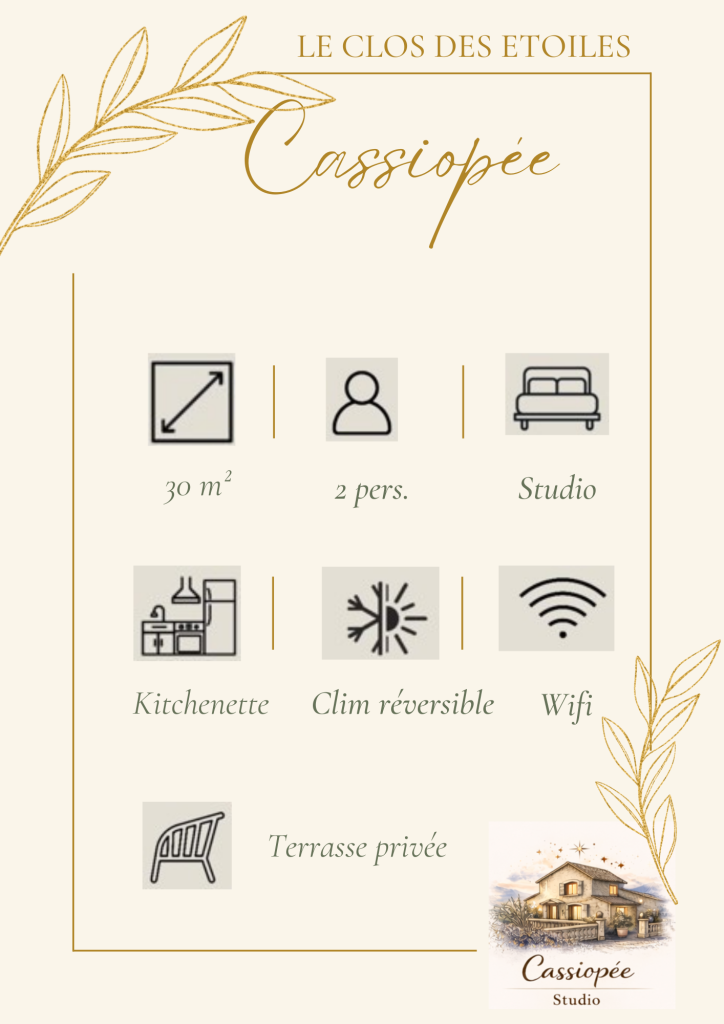 Description Studio Cassiopée