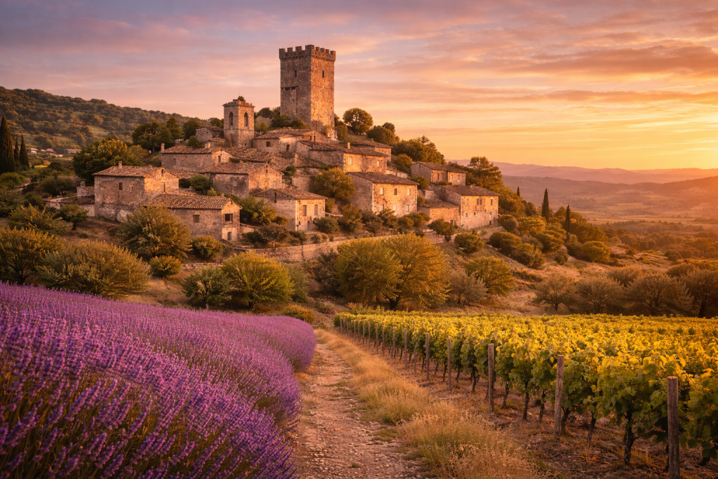 authencité village chamaret drôme provençale